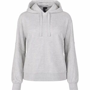 Sweaty Betty Oversized- Gray - Bubble Sleeve- Marl Revive Hoodie Size L